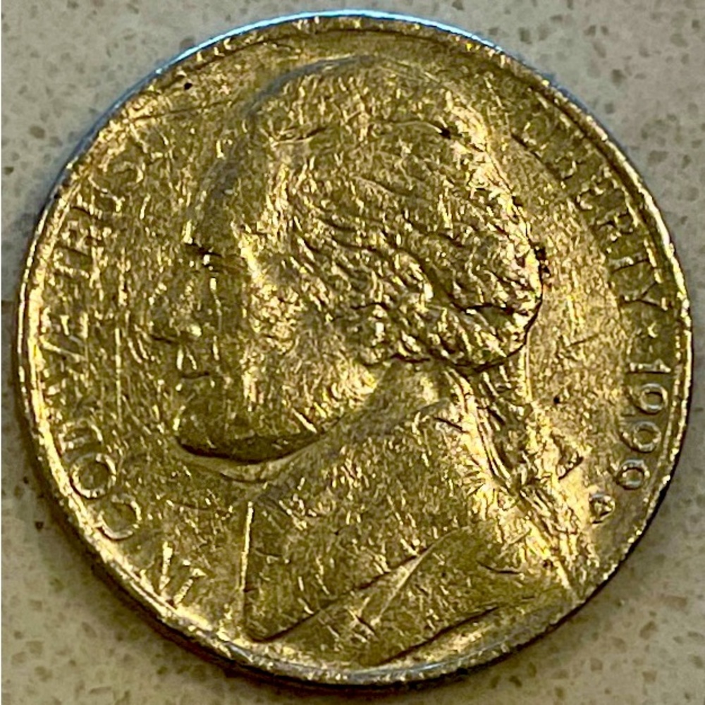 1999 American Nickel Circulated